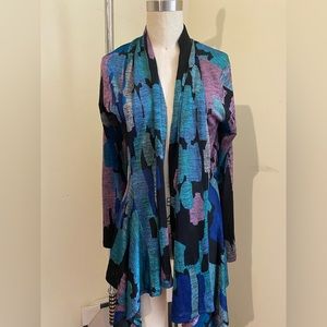 Clara Sun Woo Multicolor Open Front Cardigan